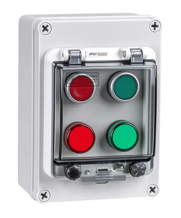 Four-hole · Double Row Waterproof Button Box