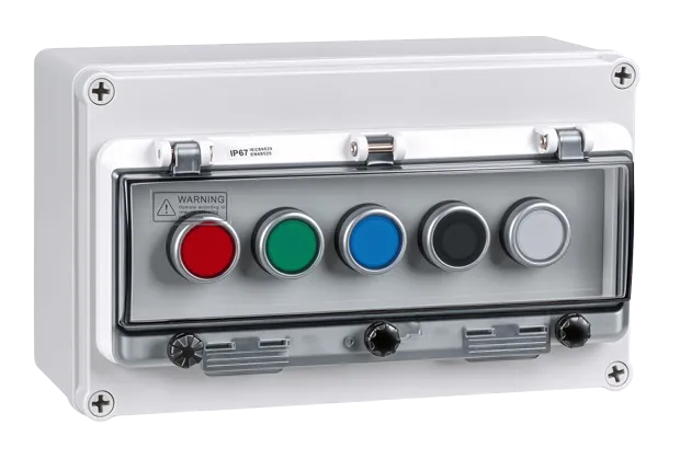 Five-hole Waterproof Button Box