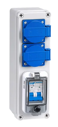 Four Sockets Industrial Socket Box