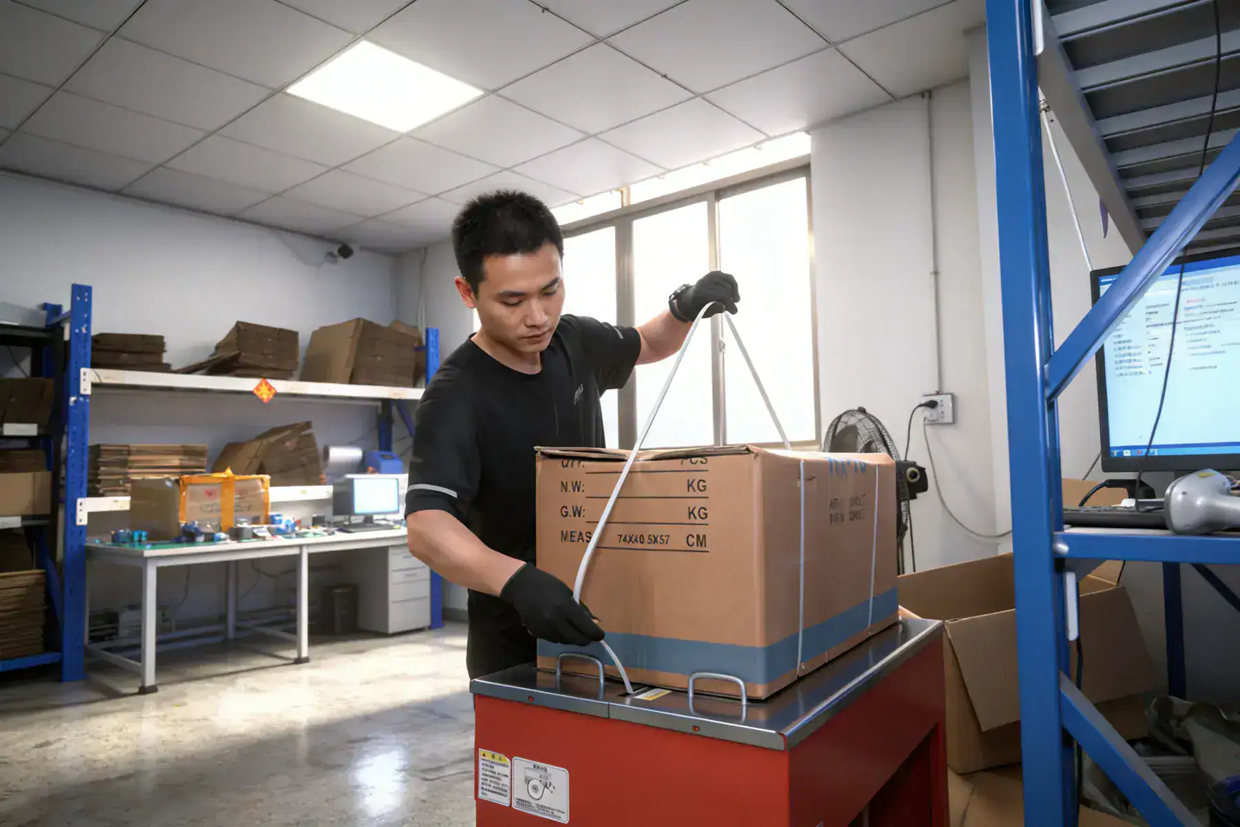 BOWO waterproof products packed for shipment