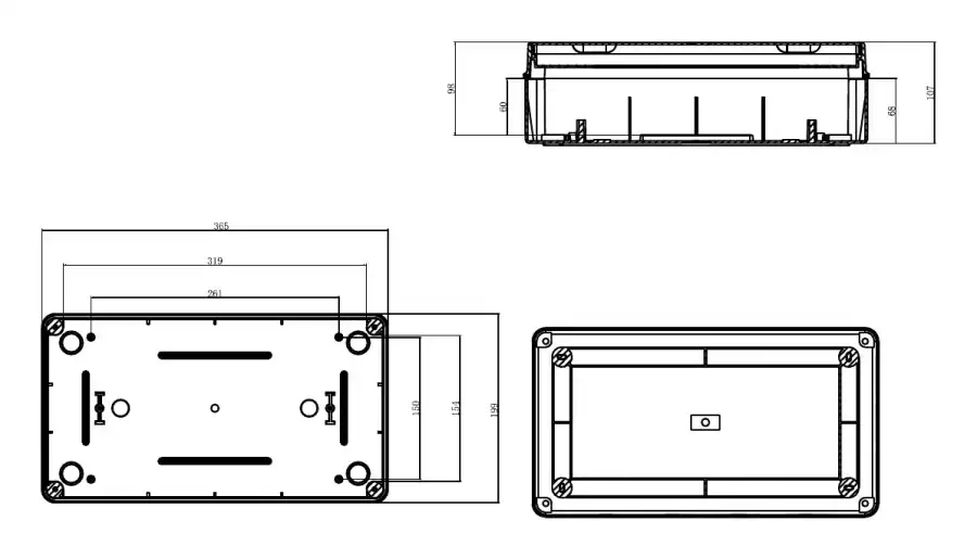 HTC-18 dimensional line drawing