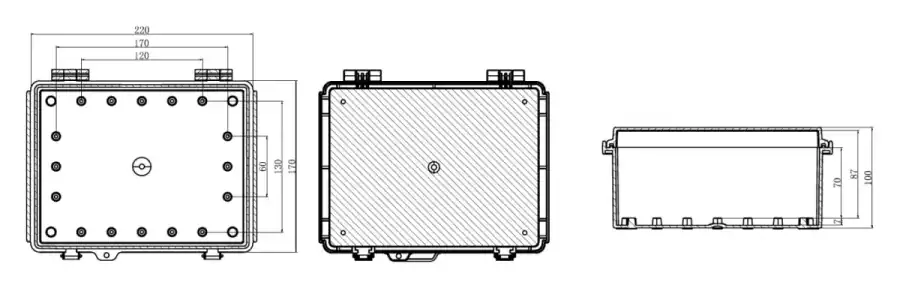 220-170-110 dimensional line drawing